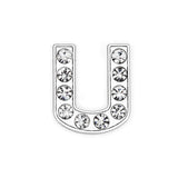 Rhinestone Alphabet Alloy Alphabet Bead Chain Jewelry – Stylish Gifts — 18