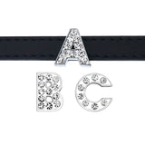 Rhinestone Alphabet Alloy Alphabet Bead Chain Jewelry – Stylish Gifts — 13