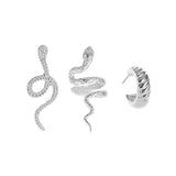 Cross-Border Retro Snake Set Earrings Cold Wind – Stylish Gifts — 3