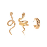 Cross-Border Retro Snake Set Earrings Cold Wind – Stylish Gifts — 4