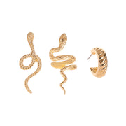 Cross-Border Retro Snake Set Earrings Cold Wind – Stylish Gifts — 4