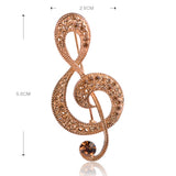 Vintage European And American Musical Note Brooch – Jewelry Gift Ideas — 6