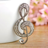 Vintage European And American Musical Note Brooch – Jewelry Gift Ideas — 2