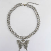 Full Diamond Butterfly Necklace Cute Butterfly – Jewelry Gift Ideas — 2
