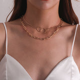 Street Style Cold Wind Chain Double Necklace – Stylish Gifts — 3