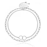 Street Style Cold Wind Chain Double Necklace – Stylish Gifts — 1