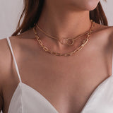 Street Style Cold Wind Chain Double Necklace – Stylish Gifts — 2
