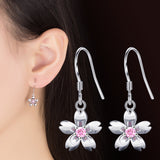 Ten Miles Peach Blossom Creative Rose Earrings – Useful Gifts — 4