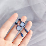 Blue Water Drop Temperament Opal Geometric – Special Occasion Gifts — 1