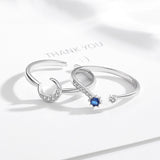 Adjustable Opening Of Star And Moon Ring – Stylish Gifts — 10