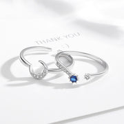 Adjustable Opening Of Star And Moon Ring – Stylish Gifts — 10