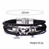 Alloy Ship Helmsman Rope Black Brown Men's Trendy – Jewelry Gift Ideas — 2