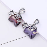 Garnet Elephant Pendant Lucky Animal Pendant – Jewelry Gift Ideas — 1