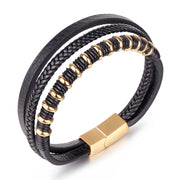 Personalized Multi-Layer Black Leather Simple – Jewelry Gift Ideas — 5