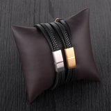 Personalized Multi-Layer Black Leather Simple – Jewelry Gift Ideas — 3