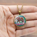 Protect The Elephant Time Gemstone Necklace – Jewelry Gift Ideas — 4