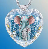 Fashion Crystal Pendant Elephant Necklace – Jewelry Gift Ideas — 2
