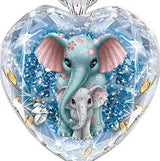 Fashion Crystal Pendant Elephant Necklace – Jewelry Gift Ideas — 3