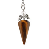 White Crystal Hexagonal Cone Pendant Jewelry – Jewelry Gift Ideas — 2