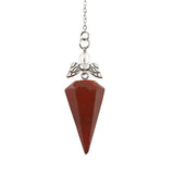 White Crystal Hexagonal Cone Pendant Jewelry – Jewelry Gift Ideas — 6