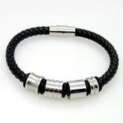 Stainless Steel Magnetic Buckle Bracelet Braided – Jewelry Gift Ideas — 4