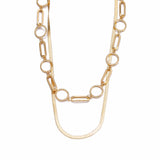 Multilayer Irregular Geometric Chain Snake Bone – Meaningful Gifts — 3
