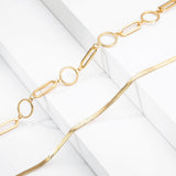 Multilayer Irregular Geometric Chain Snake Bone – Meaningful Gifts — 5