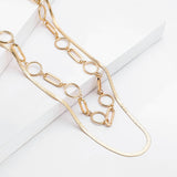 Multilayer Irregular Geometric Chain Snake Bone – Meaningful Gifts — 4
