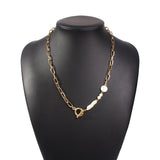 Fashion Alloy Plating Necklace Square Cross Chain – Jewelry Gift Ideas — 4