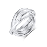Small Joints Ladies Stacking Stainless Steel – Thoughtful Gifts — 1