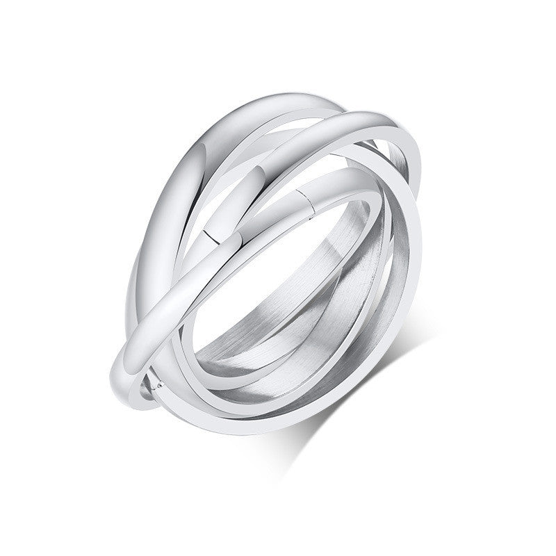 Small Joints Ladies Stacking Stainless Steel – Thoughtful Gifts — 1
