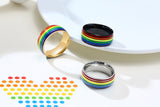 Cycolinks Pride Rainbow Unisex Ring – Everyday Gifts — 5