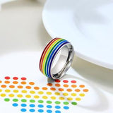 Cycolinks Pride Rainbow Unisex Ring – Everyday Gifts — 6