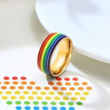 Cycolinks Pride Rainbow Unisex Ring – Everyday Gifts — 8