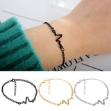 ECG Lightning Bracelet Couple Heartbeat Heartbeat – Jewelry Gift Ideas — 3