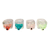 Colorful Geometric Cartoon Cute Bear Ring – Gift Ideas — 2