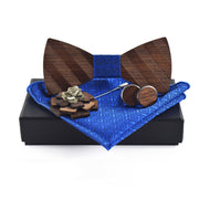 Bow Tie Set Square Scarf Cufflinks Brooch Set – Stylish Gifts — 2