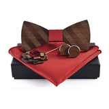 Bow Tie Set Square Scarf Cufflinks Brooch Set – Stylish Gifts — 1