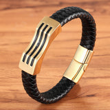 Stainless Steel Leather Braided Leather Cord – Jewelry Gift Ideas — 2