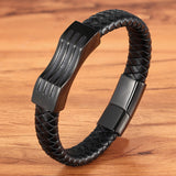 Stainless Steel Leather Braided Leather Cord – Jewelry Gift Ideas — 5