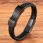 Stainless Steel Leather Braided Leather Cord – Jewelry Gift Ideas — 5
