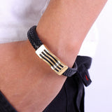 Stainless Steel Leather Braided Leather Cord – Jewelry Gift Ideas — 3