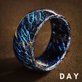 Design Luminous Purple Blue Ring Glowing – Gifts for Couples — 4