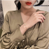 Light Luxury Cross Star Mother-Of-Pearl Bracelet – Jewelry Gift Ideas — 1