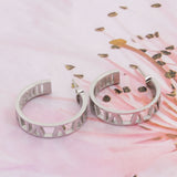 Beautiful Cut Earrings In Titanium Steel Jewelry – Jewelry Gift Ideas — 5