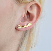 DIY custom English letter name earrings personalized – Creative Gifts — 1