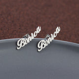 DIY custom English letter name earrings personalized – Creative Gifts — 3