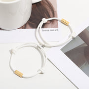 Letter Magnetic Woven Couple Bracelet Bracelet – Jewelry Gift Ideas — 6