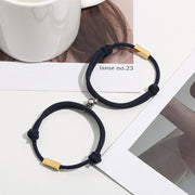 Letter Magnetic Woven Couple Bracelet Bracelet – Jewelry Gift Ideas — 15
