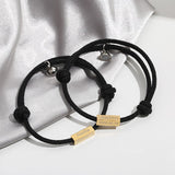 Letter Magnetic Woven Couple Bracelet Bracelet – Jewelry Gift Ideas — 1
